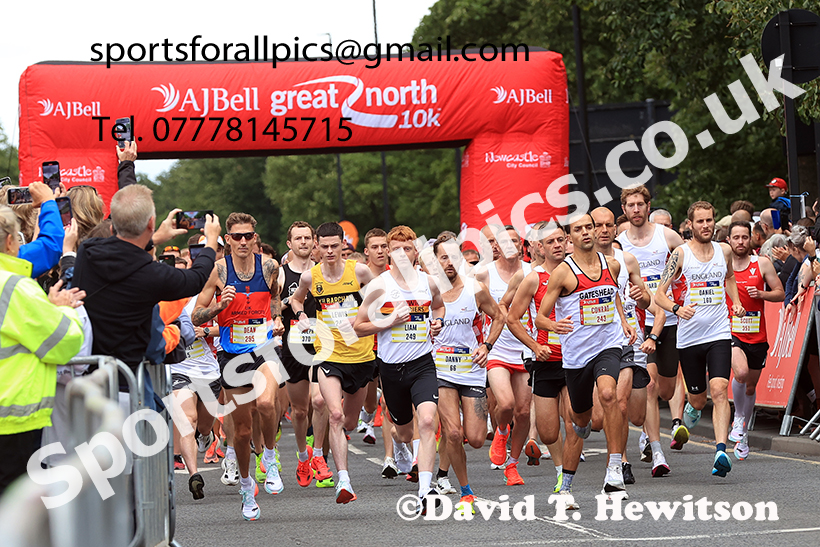 The 2025 AJ Bell Great North 10k, Newcastle. Photo: David T. Hewitson/Sports for All Pics